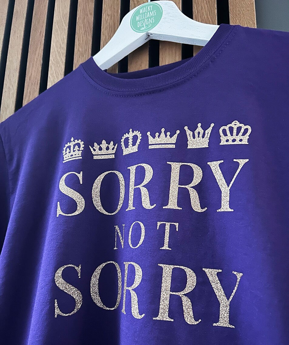 SIX Musical Hoodie - Glitter Sorry Not Sorry - Musical Theatre