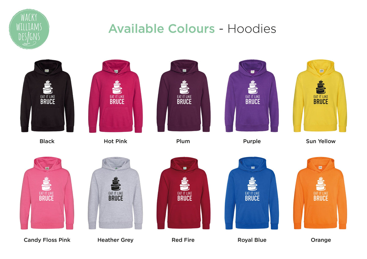 MATILDA HOODIE, Eat it like Bruce