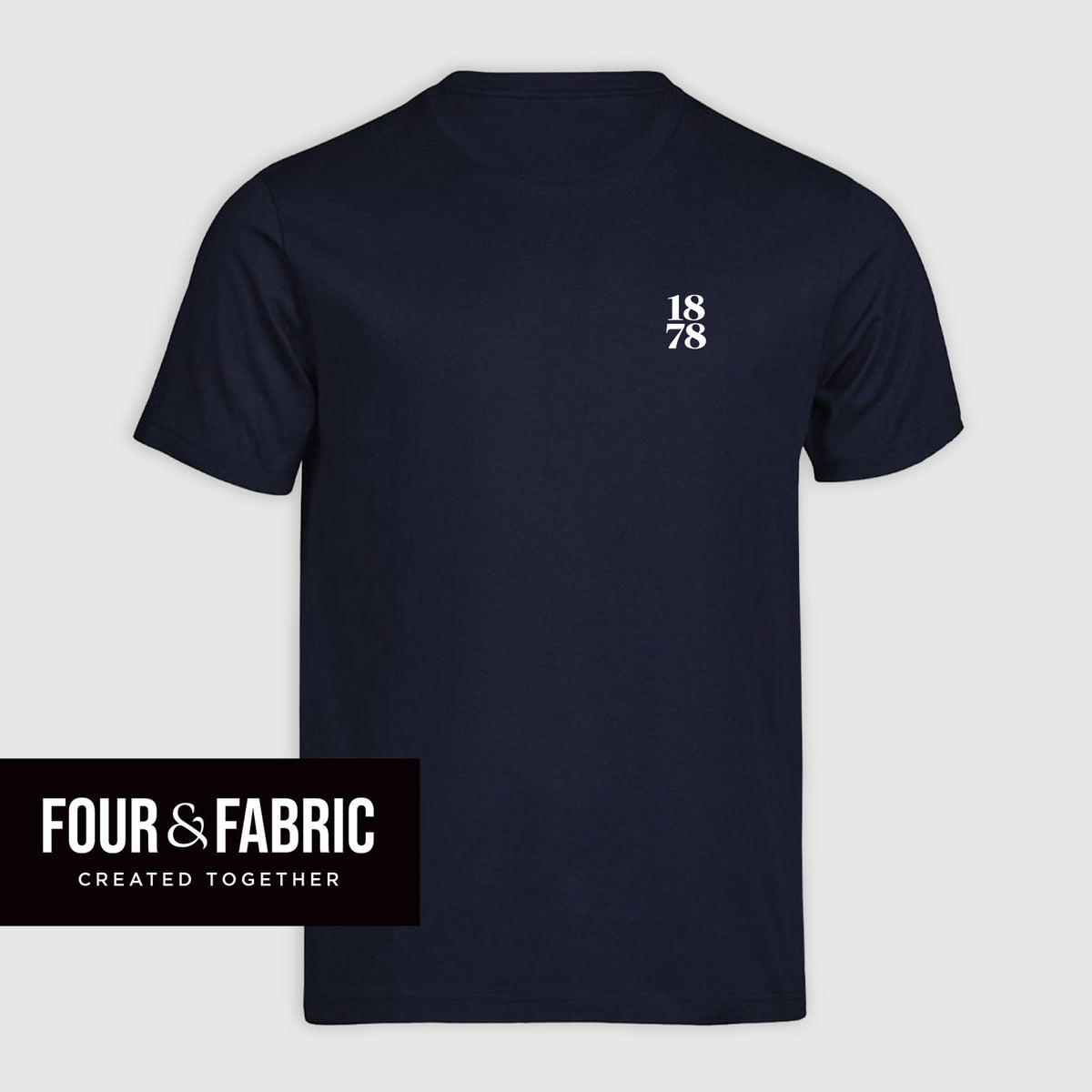 1878 chest print t-shirt