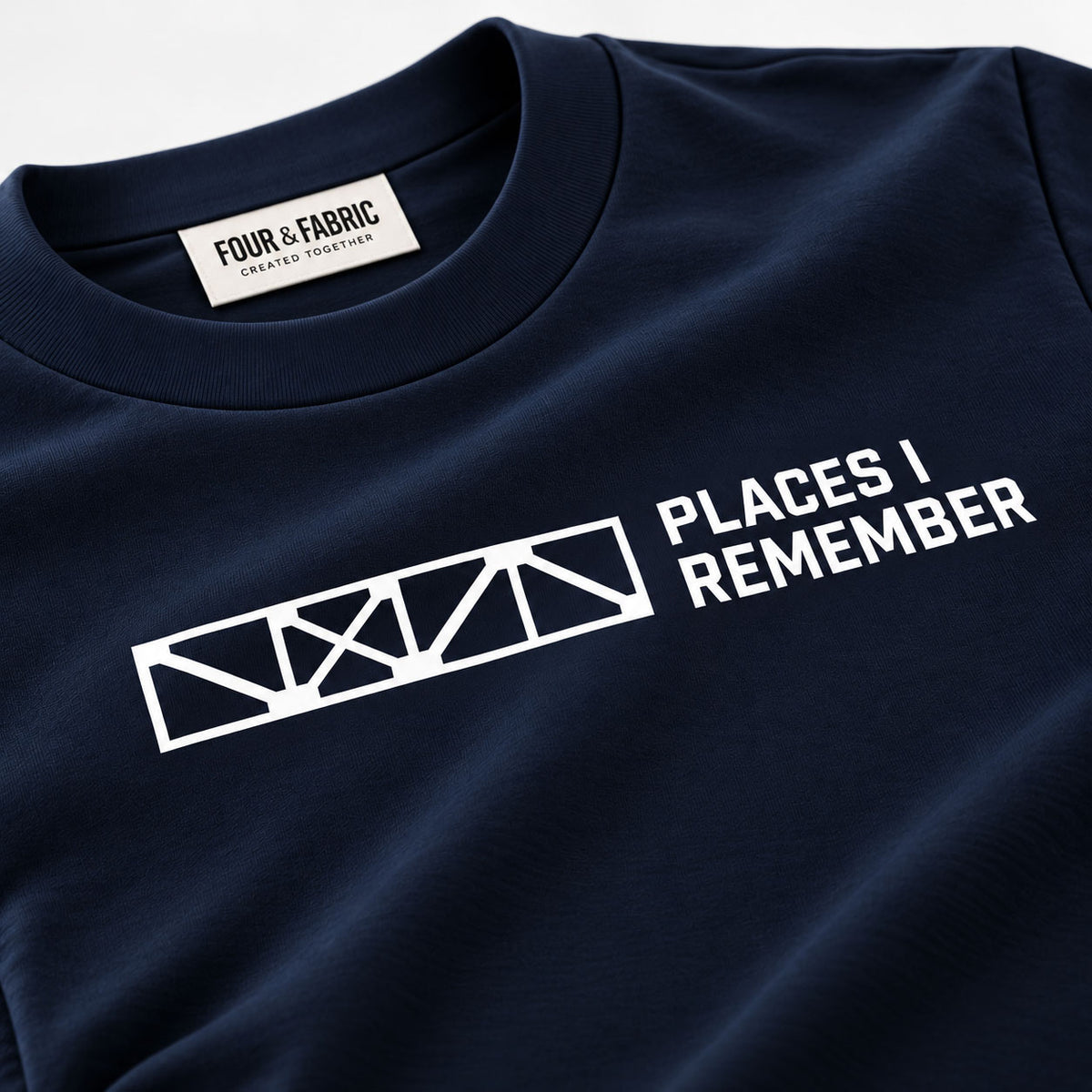 Places I Remember t-shirt - Archibald Leitch stadium-inspired graphic