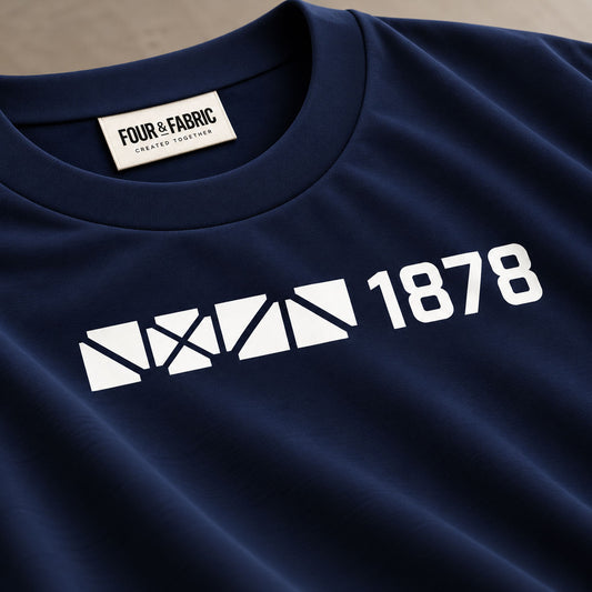 1878 t-shirt - Archibald Leitch stadium-inspired graphic