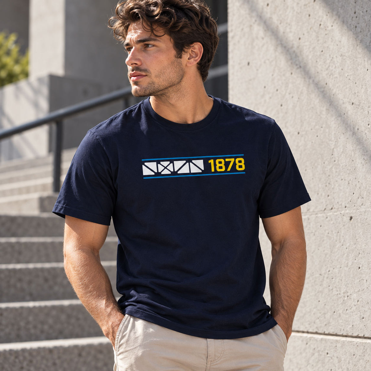 1878 Archibald Leitch stadium-inspired graphic