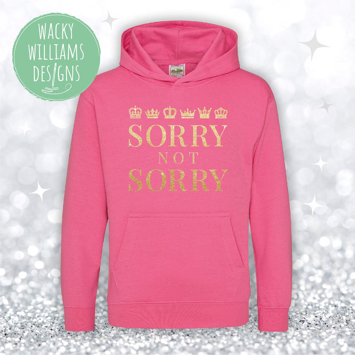 SIX Musical Hoodie - Glitter Sorry Not Sorry - Musical Theatre