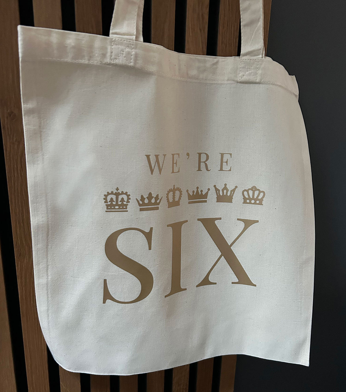 We're SIX, Glitter Six Musical Theatre Tote Bag