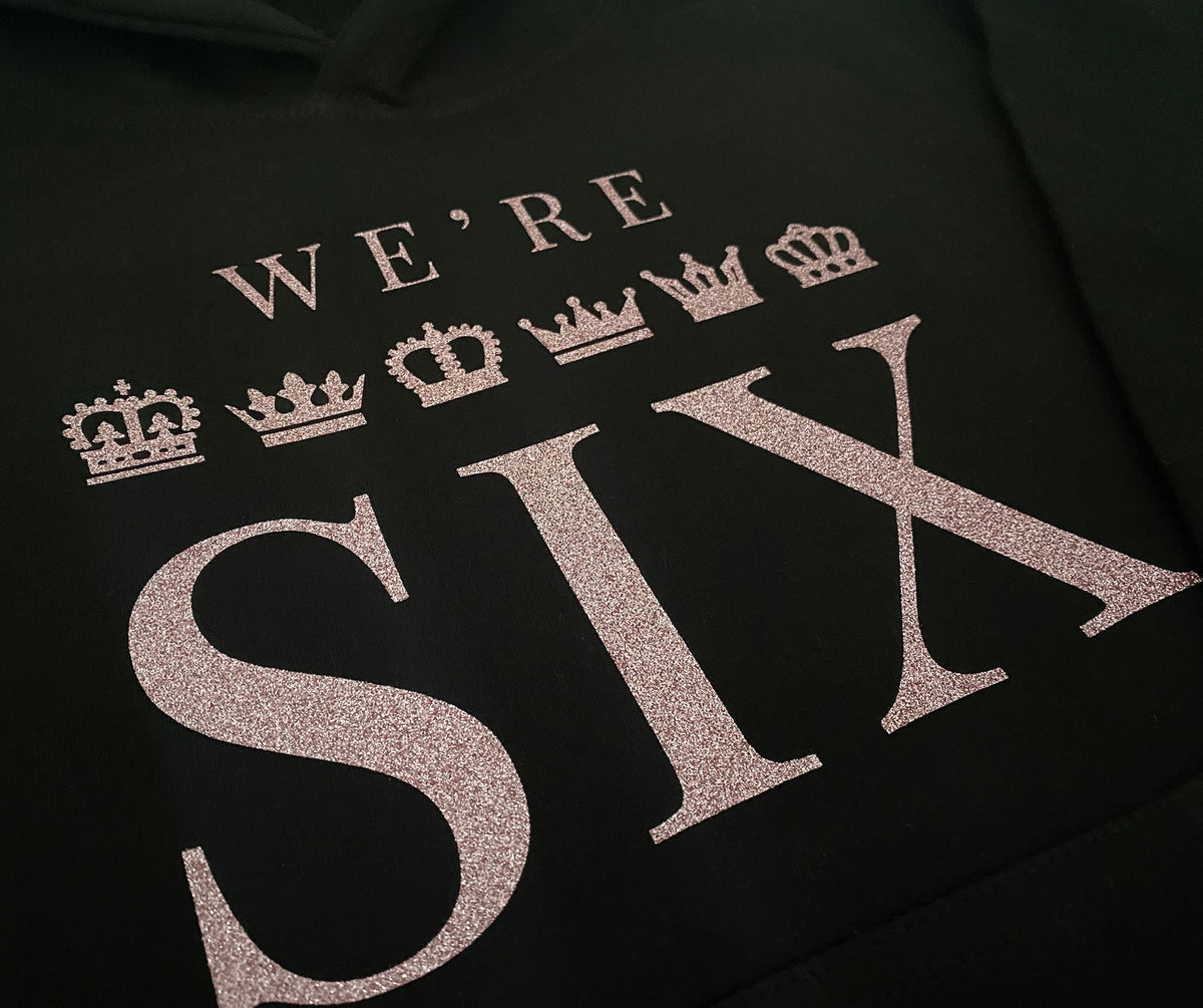 SIX Musical - Glitter T-Shirt - We're SIX