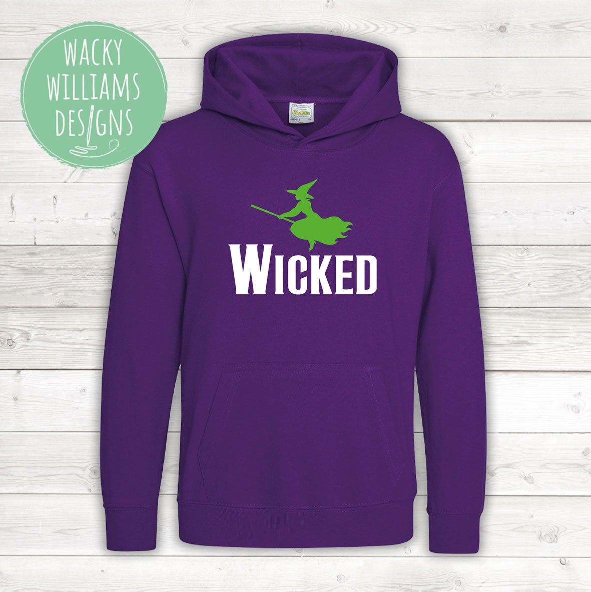 Wicked Kids Hoodie: Theatre Musical Sweatshirt
