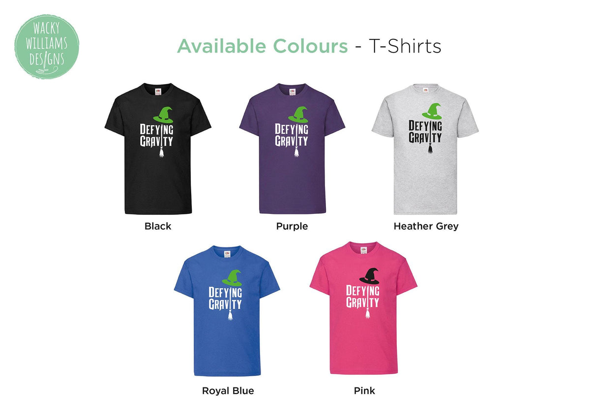 Defying Gravity- Wicked T-SHIRT, Wicked theatre musical t-shirt