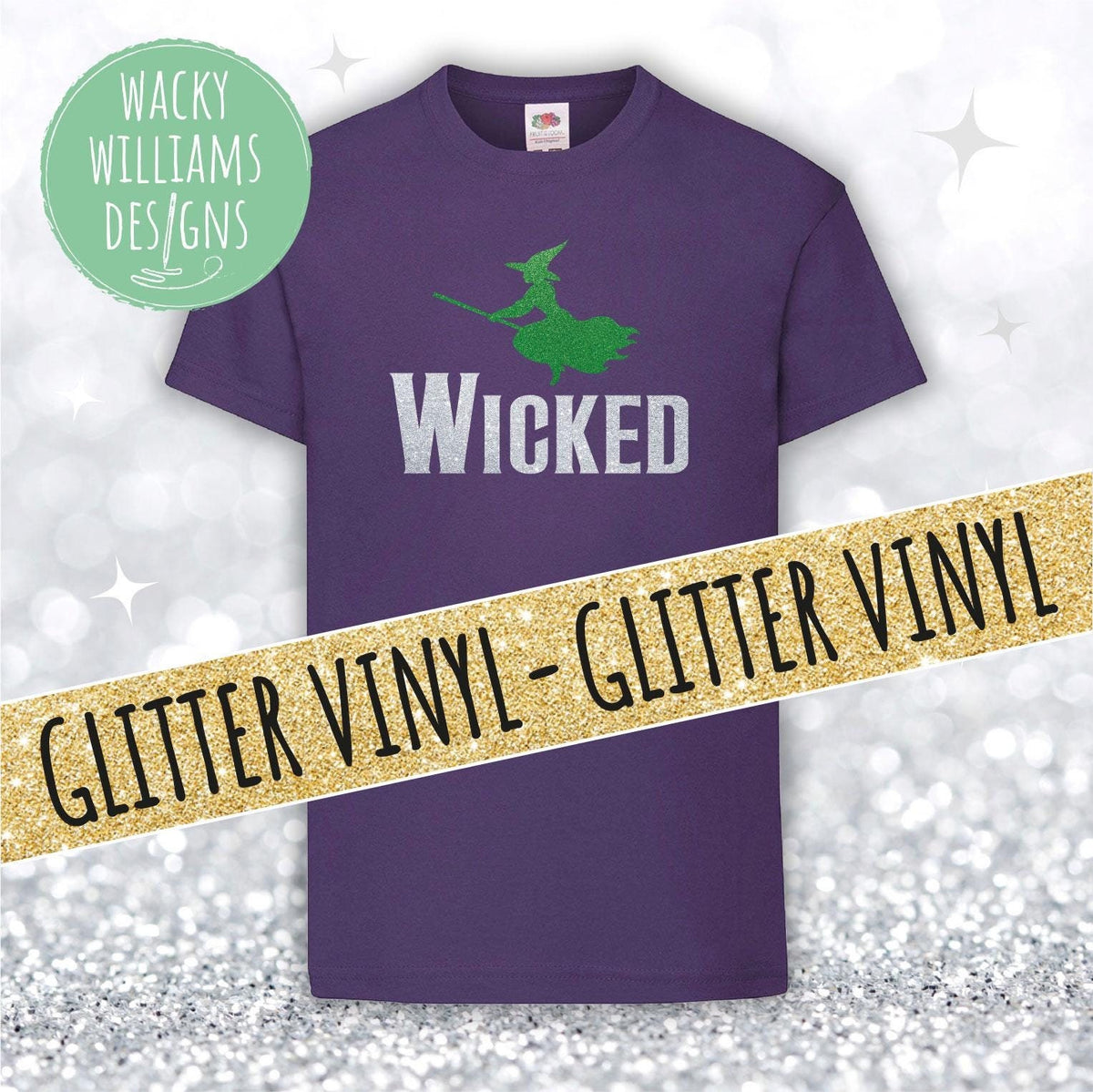 Glitter Wicked Witch T-Shirt: Musical Theatre Tee